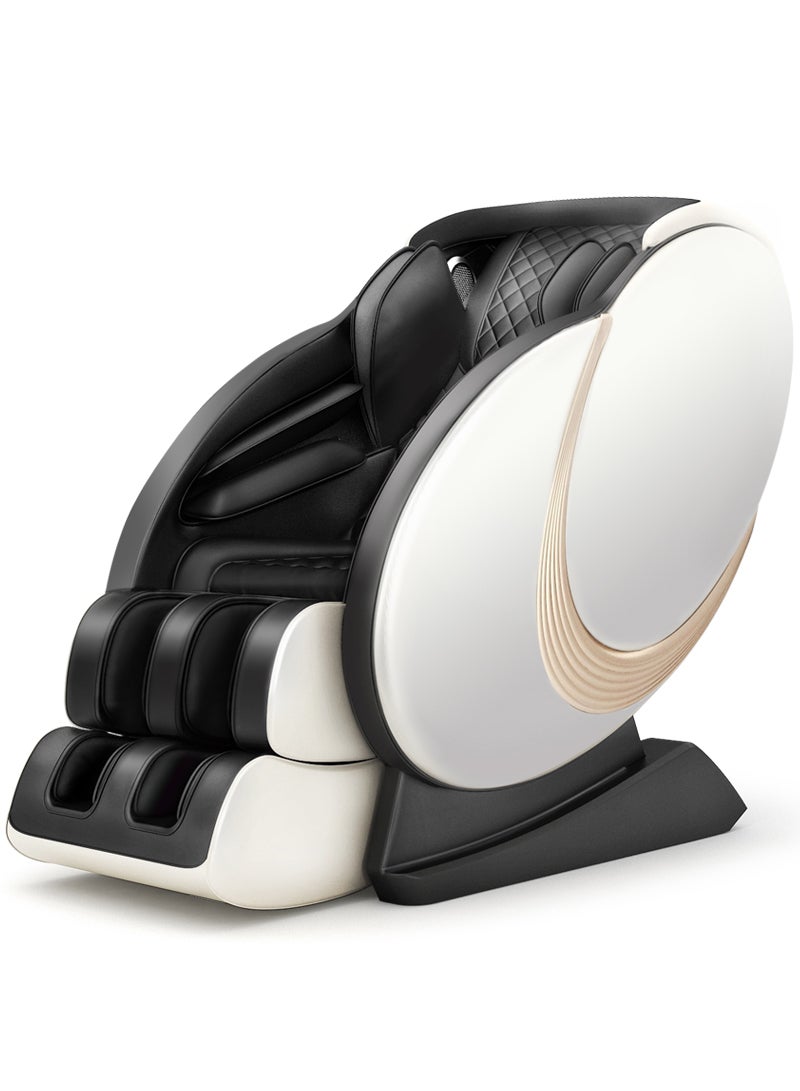 ETG 4D Massage Chair Full Body Recliner - Zero Gravity with Heat and Shiatsu Office Chair SL Track Yoga Stretch Voice Control Intelligent Body Detection Bluetooth Speaker Airbags Foot Rollers - Image 1