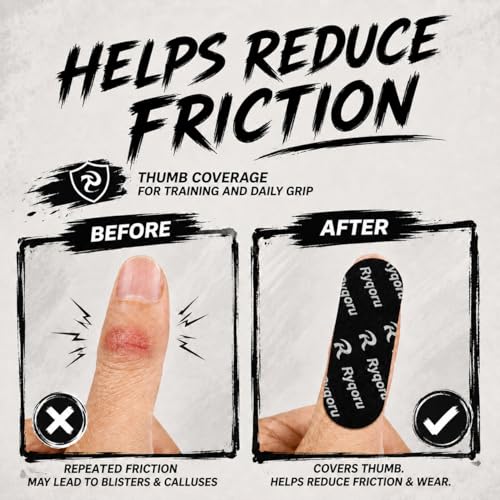 Ryqoru 40 PCS Bowling Thumb & Finger Tape, Fast Release Pre-Cut Insert Tape for Thumb Hole, Grip & Skin Protection, Breathable, No Residue, Black - Image 5