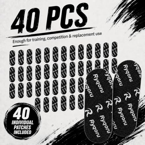 Ryqoru 40 PCS Bowling Thumb & Finger Tape, Fast Release Pre-Cut Insert Tape for Thumb Hole, Grip & Skin Protection, Breathable, No Residue, Black - Image 3