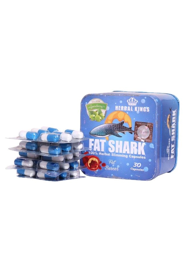 Herbal Kings Fat Shark 30 capsules weight loss - Image 1