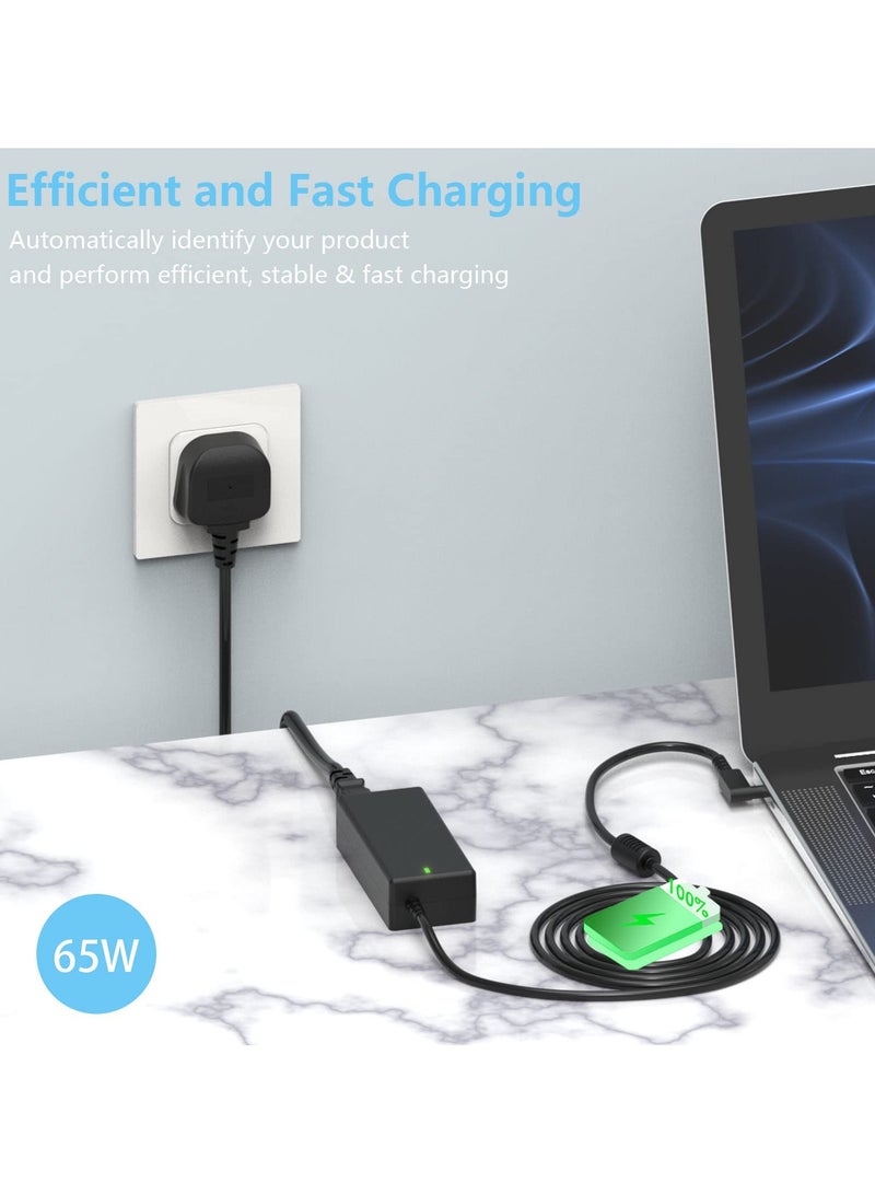 Green Tiger 65W Laptop Charger for Acer,HAFIUEGE AC Power Adapter Fit for All Acer-Aspire, Swift, Chromebook Series Laptop - Image 2