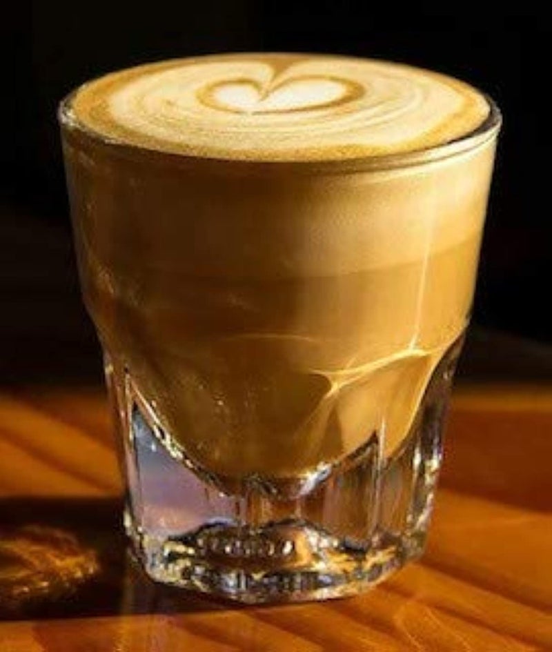 Rococo Designs Set of Two Libbey Duratuff Cortado Glasses | Gibraltar Rocks Glass 4.5 OZ ~Paper Coasters Included~ - Image 4