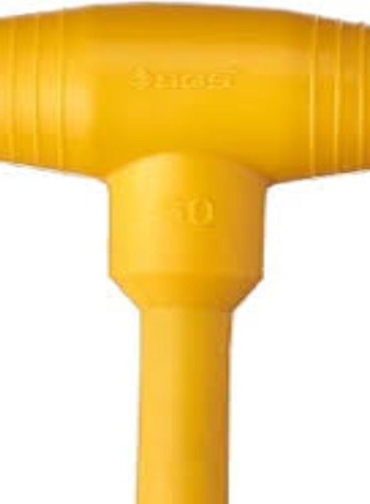 KNP KNP Multi Use Rubber Hammer with a plastic handle is a versatile tool designed for a variety of tasks that require a softer impact.  - Image 2