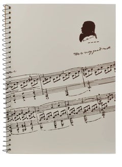 Stave Notebook, Music Writing Notebook Musical Notation Staff Manuscript Paper Piano Note Book Accessories, with 50 Pages Blank Sheet