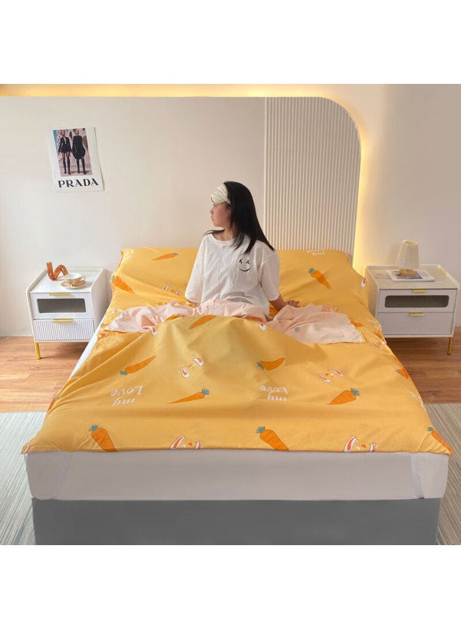 ETRAVEL Etravel Travel Sleeping Bag Liner, Non-disposable Portable Travel Anti-dirt Bed Sheet, Single Size - Image 2