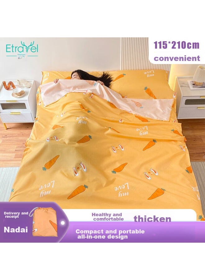 ETRAVEL Etravel Travel Sleeping Bag Liner, Non-disposable Portable Travel Anti-dirt Bed Sheet, Single Size - Image 1