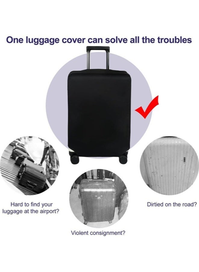 Generic Travel Luggage Cover ,Fabrics Luggage Protection,Premium Elasticated Bag Suitcase Protector for Travel,Washable Anti-Scratch Suitcase Cover  - Image 3