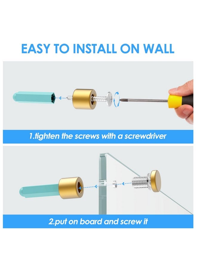 MaxGear Acrylic Dry Erase Board, 16''X12'' Wall Hanging White Board, Non-Magnetic Floating Dry Erase Board Frameless Whiteboard With Marker Holder, Markers And Eraser, For Office, School, Restaurant - Image 4