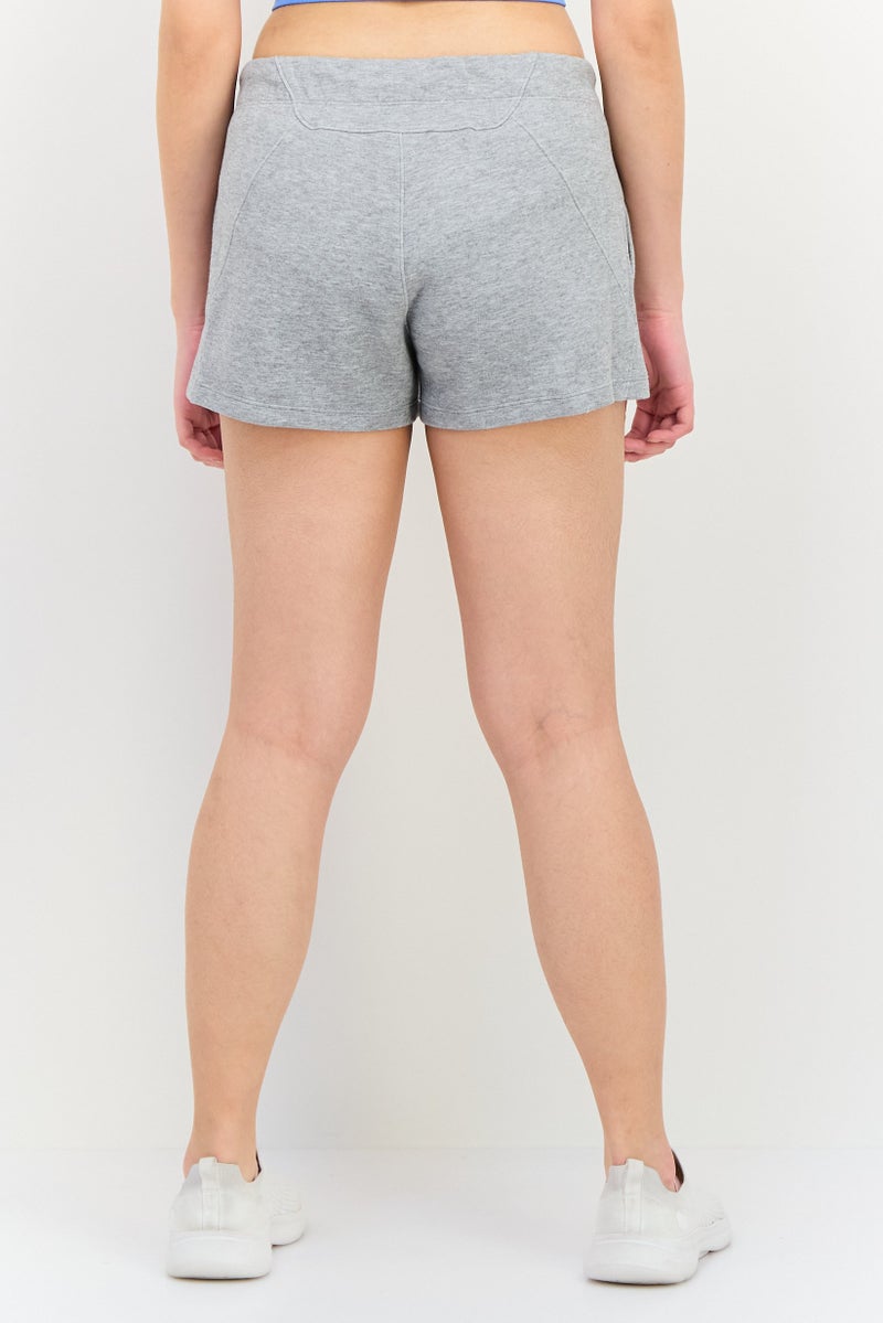 asics Women Sportswear Fit Training Shorts, Gray - Image 3
