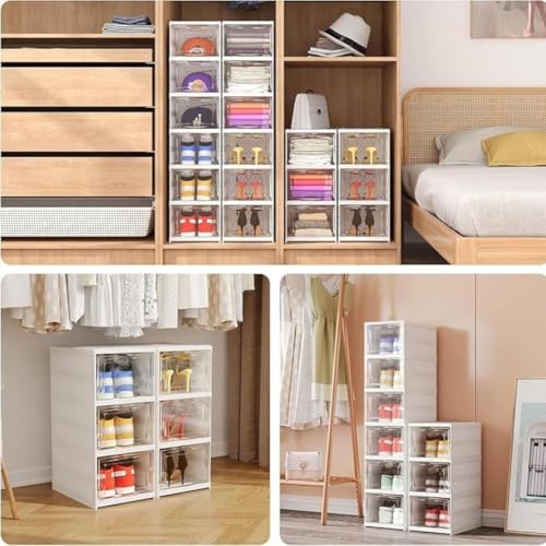 Aliensware 5-Layer Foldable Shoe Organizer Storage Box/Collapsible Shoe Rack/Foldable Closet for Living Room,Study,Bathroom/Storage Organizer for Shoe Boots,Slippers,Sneakers,Books,Aliens (White) - Image 5