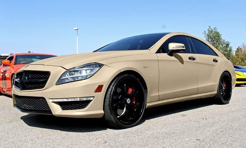 VViViD+ Matte Rally Beige Vinyl Wrap Roll (1.5ft x 5ft) - Image 3