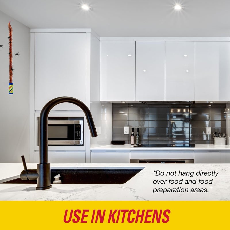 PIC FR10B 69060216325 Fly Ribbons Fruit Fly Traps for Indoors and Outdoors, Bug Trap for Winged Insects, Set of 10 - Image 5