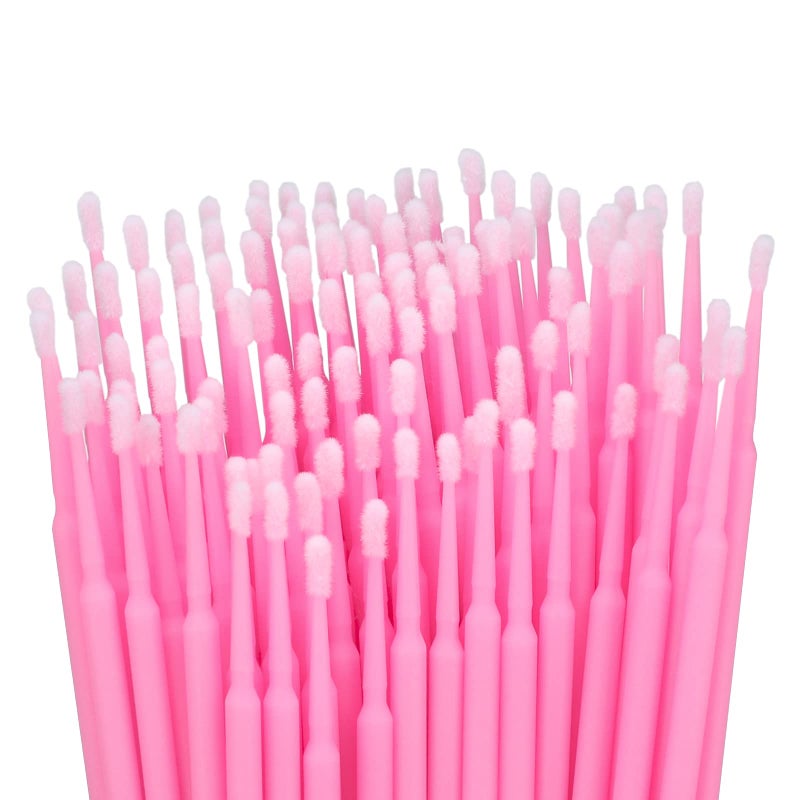 G2PLUS 500PCS Cotton Swabs, Disposable Micro Applicators Brush for Makeup and Personal Care Cosmetic Brush, Micro Swabs for Eyelash Extensions, Nails, Eyeliner (Head Diameter: 2.0mm) - Image 4