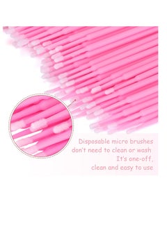 g2plus G2PLUS 500PCS Cotton Swabs, Disposable Micro Applicators Brush for Makeup and Personal Care Cosmetic Brush, Micro Swabs for Eyelash Extensions, Nails, Eyeliner (Head Diameter: 2.0mm)  - Image 3