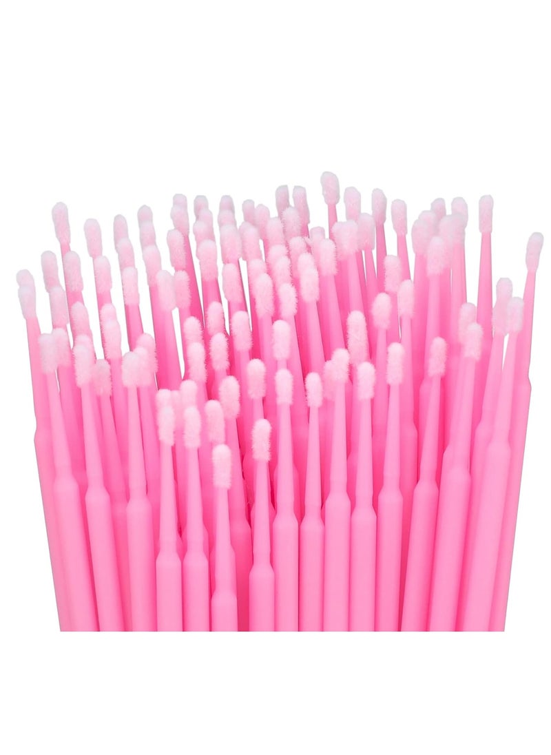 g2plus G2PLUS 500PCS Cotton Swabs, Disposable Micro Applicators Brush for Makeup and Personal Care Cosmetic Brush, Micro Swabs for Eyelash Extensions, Nails, Eyeliner (Head Diameter: 2.0mm)  - Image 4