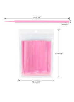 g2plus G2PLUS 500PCS Cotton Swabs, Disposable Micro Applicators Brush for Makeup and Personal Care Cosmetic Brush, Micro Swabs for Eyelash Extensions, Nails, Eyeliner (Head Diameter: 2.0mm)  - Image 2