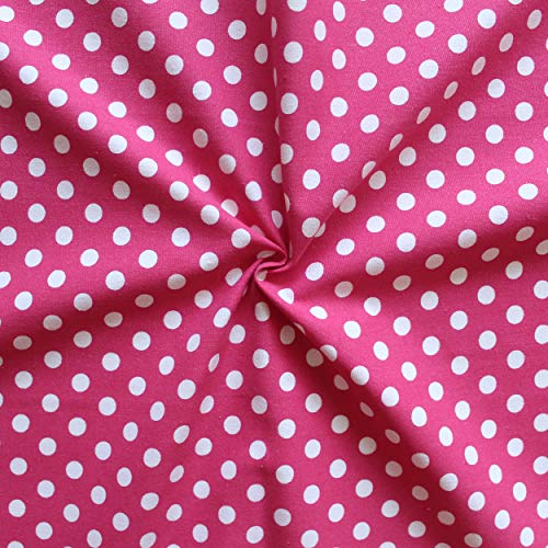 AIRWILL Cotton Polka Dot Printed Free Size Apron with Center Pocket, Adjustable Buckle on Top and Long Straps (Blue,Pink, Pack of 2) - Image 4