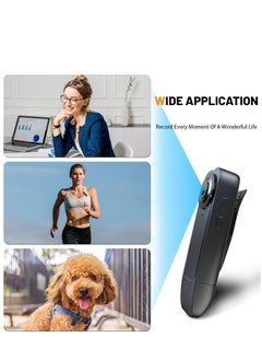 KASTWAVE Mini Body Camera 1080P Full HD Mini Camera Body Wear Camera Bike Cameras Cycling Video Recorder Portable Pocket Body Cams with Back Clip Video Audio Recording Motion Activated  - Image 2