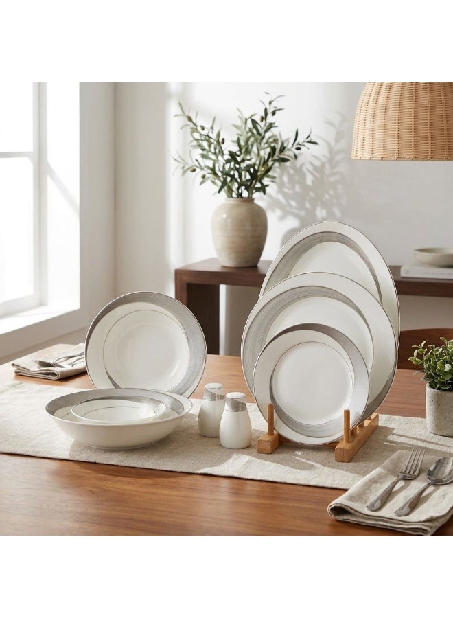 Crimora 29-Piece Dinner Set - Serves 6 - Multi Color