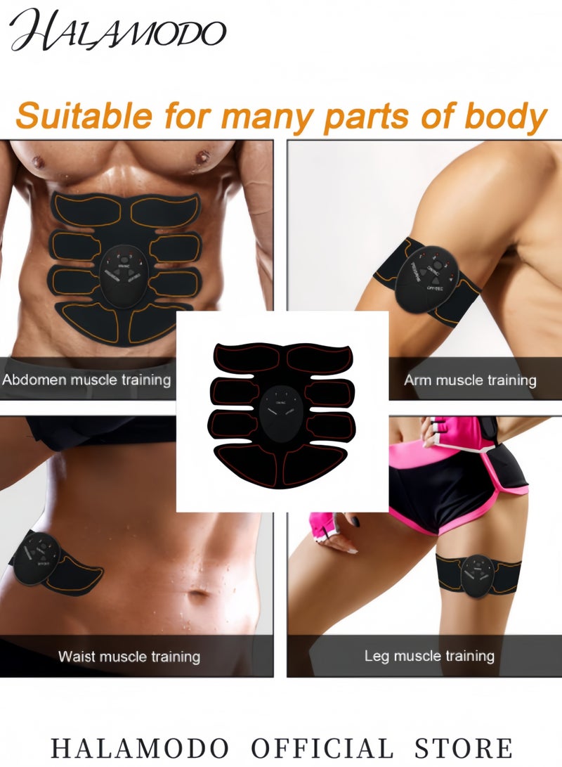 HALAMODO ABS Stimulator, Ab Machine, Ab Machine USB Rechargeable Gear for Abdomen/Arm/Leg, Strength Training Equipment for Men and Women - Image 5