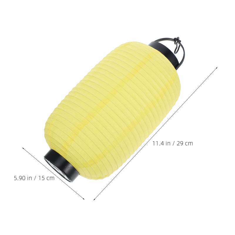 Foldable Japanese Lantern Decorative Traditional Hanging Paper Lantern Lamp Ideal For Party Festival And Home Decor Indoor And Outdoor Use 15cm (Not Include Battery) - Image 3