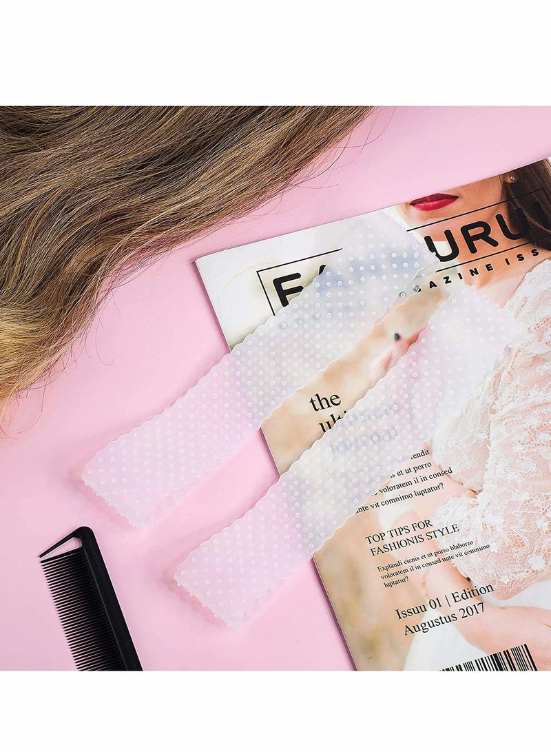 KASTWAVE شريط شعر مستعار، قبضة سيليكون، شريط رأس سيليكون قابل للتعديل لتثبيت الشعر المستعار غير القابل للانزلاق، شريط شعر مستعار سلس، شريط تثبيت قوي للرجال والنساء، رياضة يوغا، اللون (أبيض) - Image 5