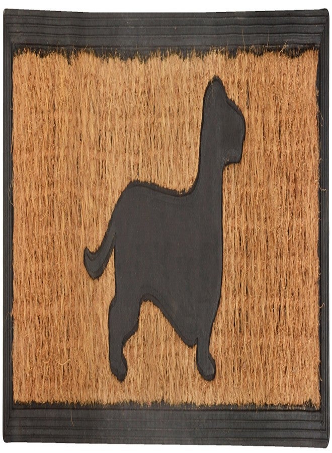 Esschert Design RB171 Long Dog Rubber & Coir Doormat - Image 1