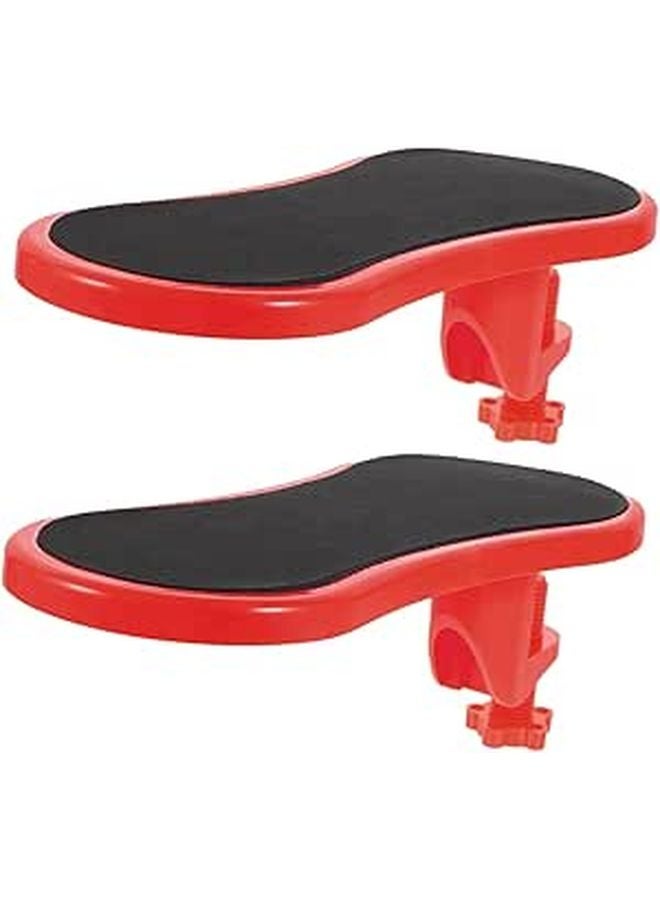 2Pcs Ergonomic Memory Foam Wrist Rest Pad Set for Office Home Computer Desk - Image 1
