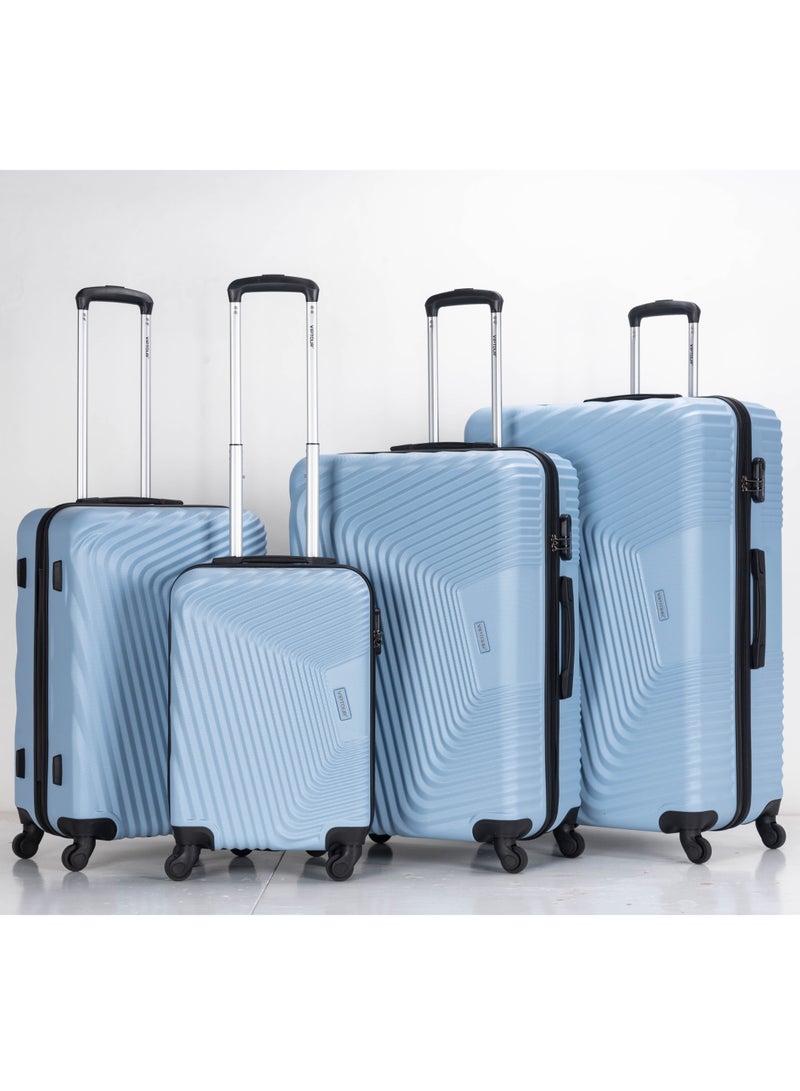 فيبتور مجموعة من 4 حقائب سفر بعجلات ABS مع قفل رقم 20،24،28،32 بوصة - Image 1