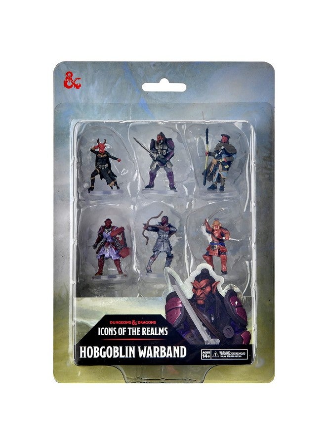 Dungeons & Dragons D&D Icons of The Realms: Hobgoblin Warband - 6 Pre-Painted Figures, Miniatures, RPG - Image 1