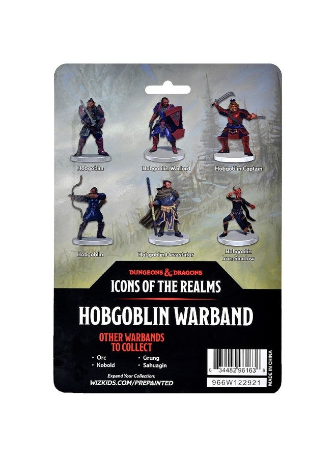 Dungeons & Dragons D&D Icons of The Realms: Hobgoblin Warband - 6 Pre-Painted Figures, Miniatures, RPG - Image 4