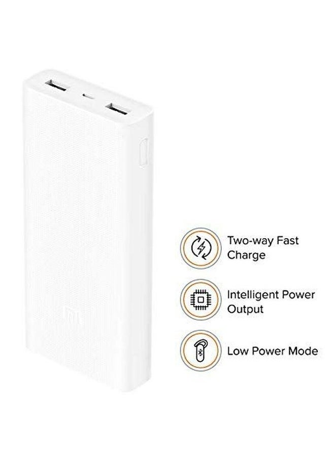 Xiaomi Mi 20000 mAh Power Bank 2C Type C Dual Output QC3.0 Fast Charging Premium Quality Battery for Smartphones
