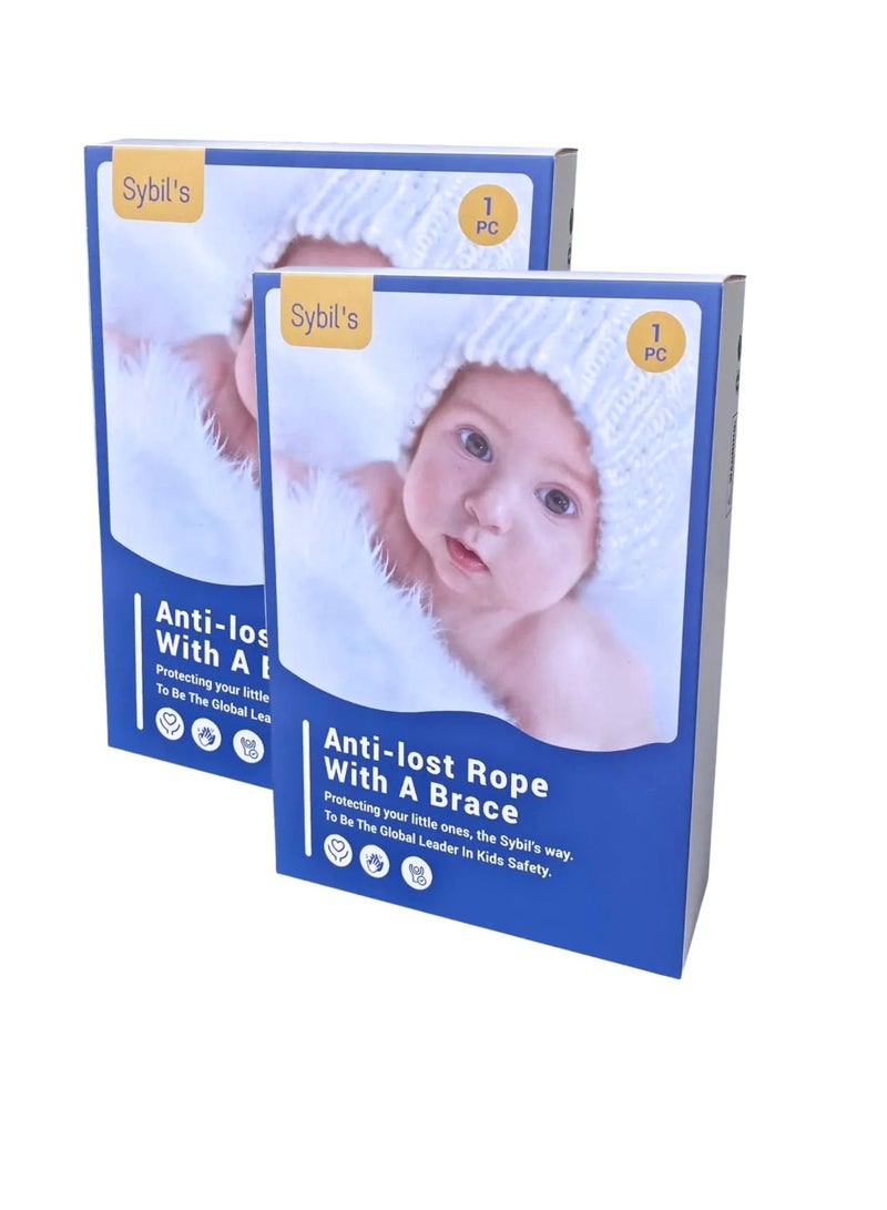 Sybil's 2pcs Toddler Leash With Anti Lost Wrist Link Random Color - Image 1