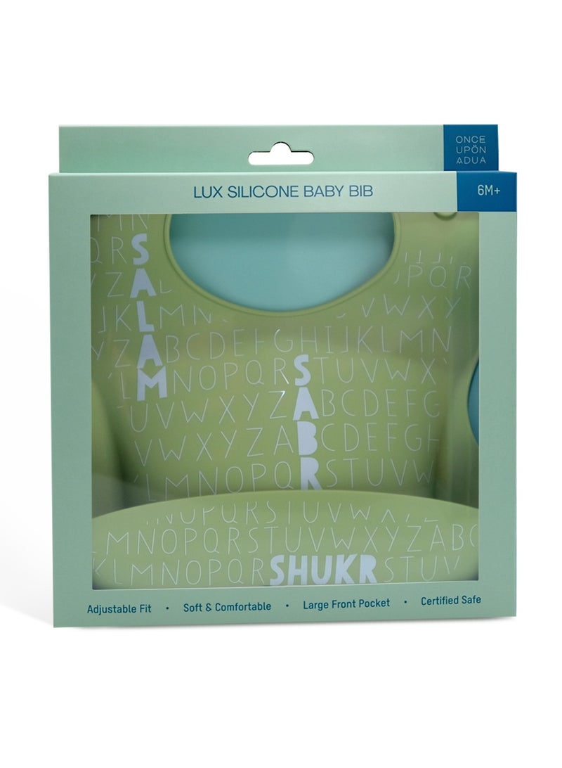 ONCE UPON A DUA Lux Silicone Baby Bib - Image 4