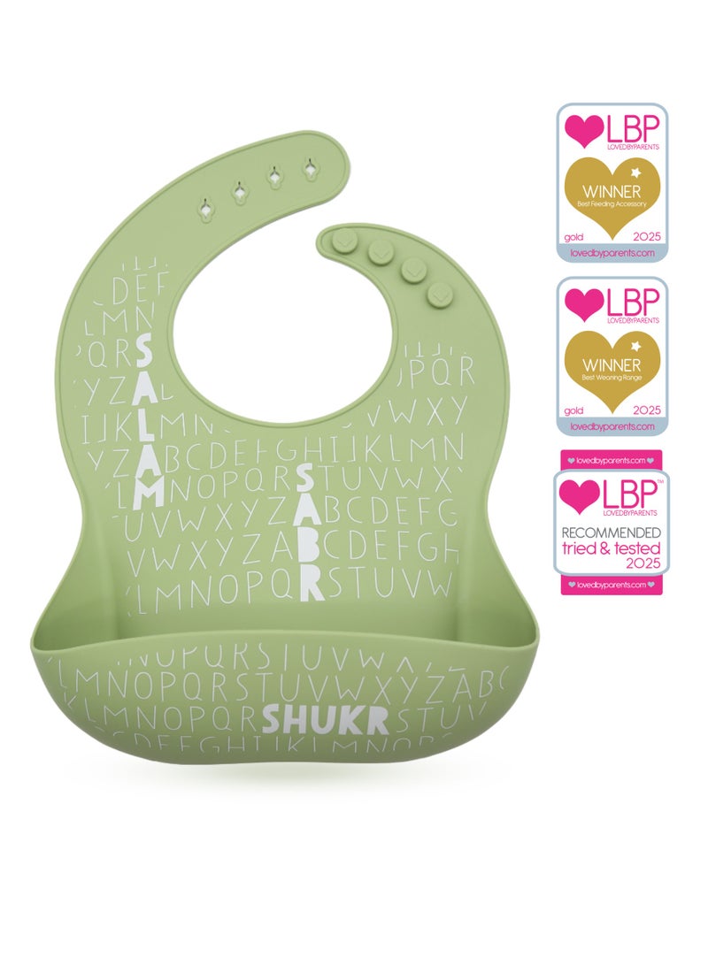 ONCE UPON A DUA Lux Silicone Baby Bib - Image 5