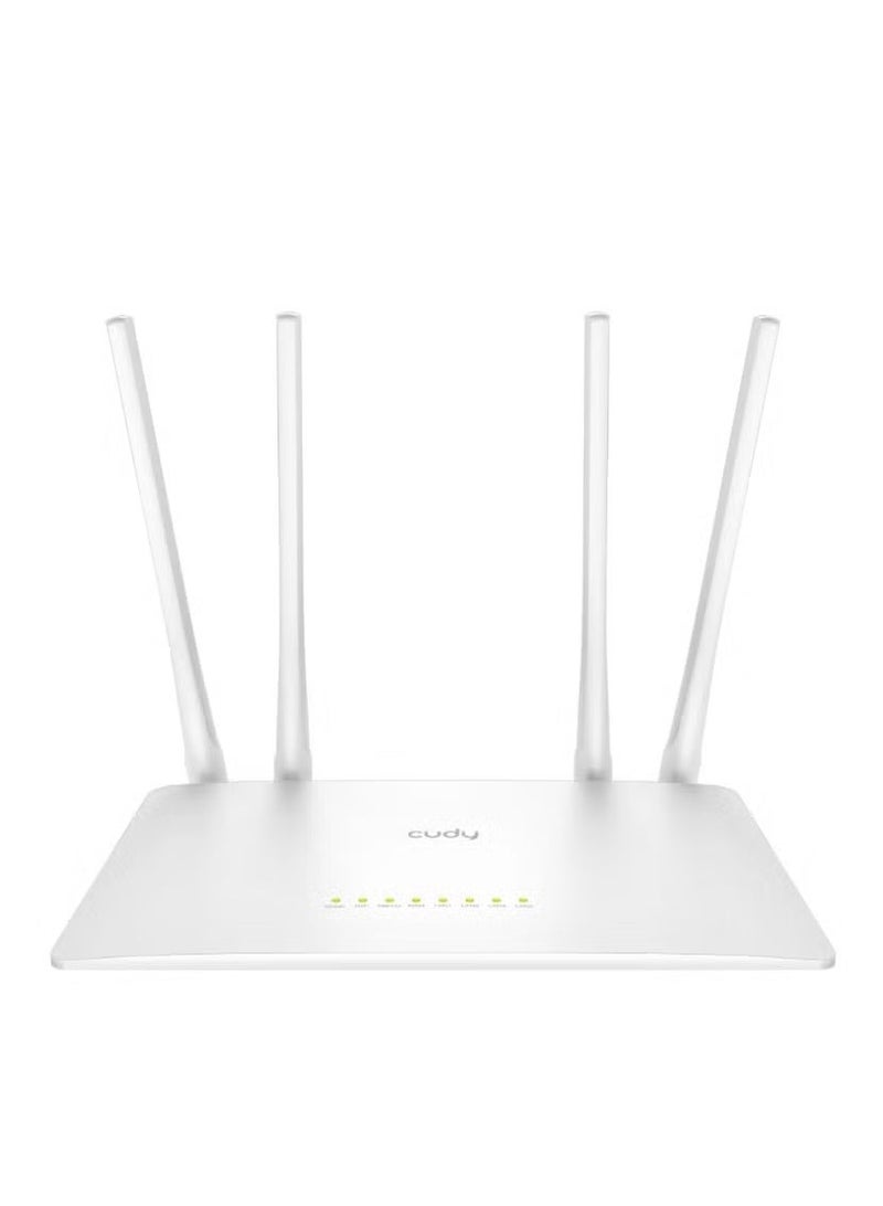 CUDY WR1200 AC1200 DUAL-BAND WI-FI ROUTER, 4×5DBI ANTENNAS, 10/100MBPS PORTS, ACCESS POINT, EXTENDER, WISP, GUEST WI-FI & VPN - Image 2