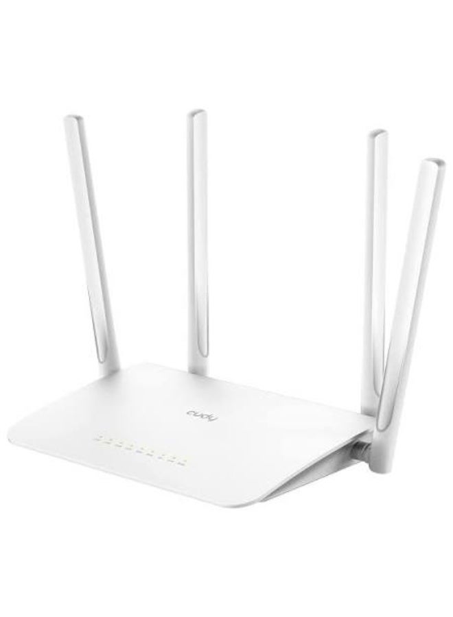 CUDY WR1200 AC1200 DUAL-BAND WI-FI ROUTER, 4×5DBI ANTENNAS, 10/100MBPS PORTS, ACCESS POINT, EXTENDER, WISP, GUEST WI-FI & VPN - Image 1