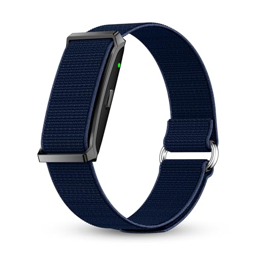 Pebble Newly Launched Qore Fitness Band with 45 Days Battery Life| 100+ Sports Modes| Advanced Health Tracking HR| SpO2| Stress| Sleep| OneKey Measurement| Smart Notifications - (Midnight Blue) - Image 1
