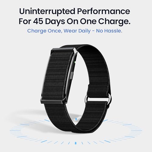Pebble Newly Launched Qore Fitness Band with 45 Days Battery Life| 100+ Sports Modes| Advanced Health Tracking HR| SpO2| Stress| Sleep| OneKey Measurement| Smart Notifications - (Midnight Blue) - Image 3