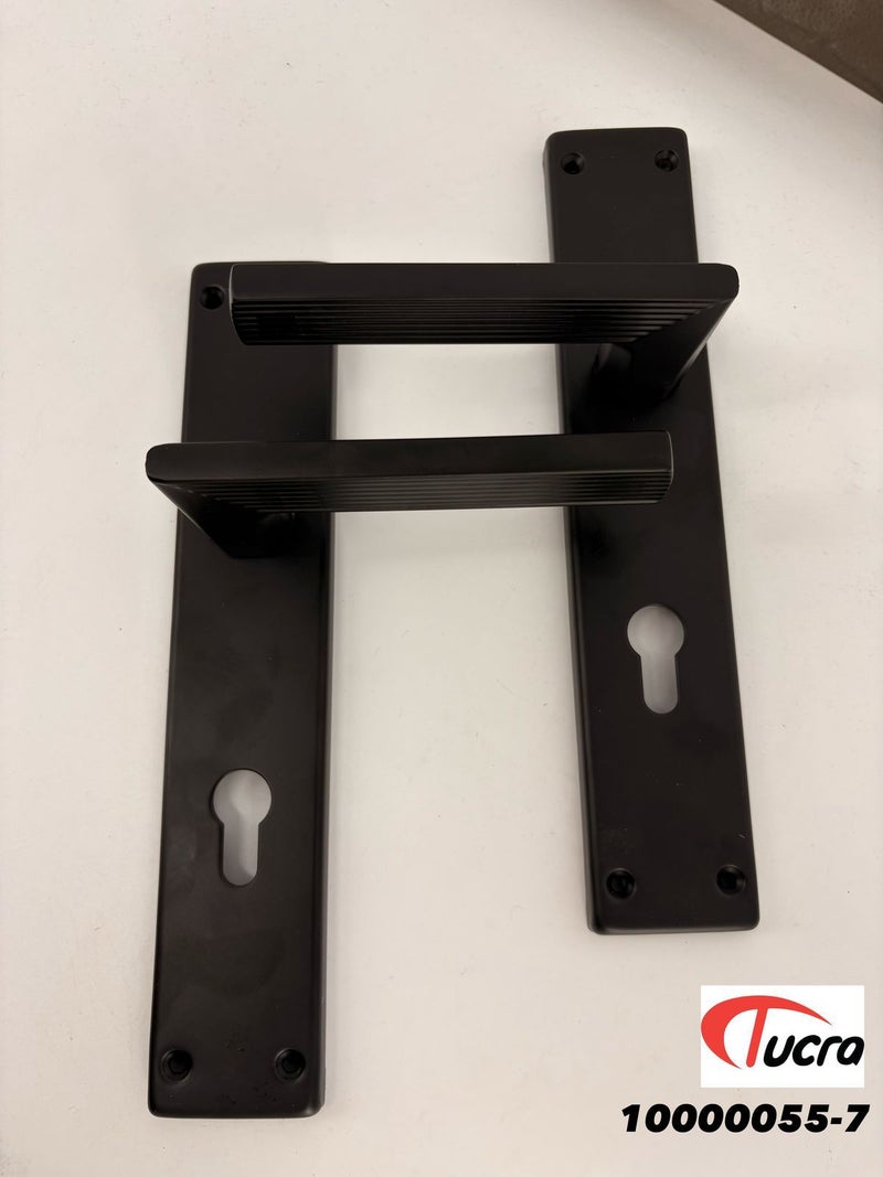 TUCRA One-Piece Door Handle Set | Elegant Aluminum Construction | Fits Wooden & Metal Doors | Easy Installation & Classic Finish - Image 1