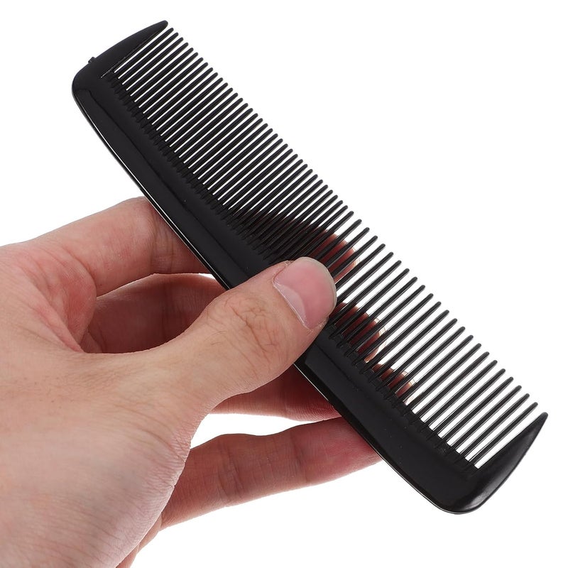 ABOOFAN 50pcs Black Mini Portable Hair Combs Thickened Pp Detangling Tooth Combs for Barber Salon Stylist Travel Use - Image 4