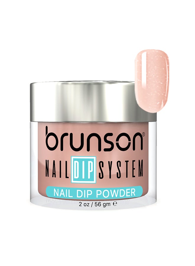Nail Dip Powder Dip And Buff System Color 56gm, French Nail Art Starter Manicure Salon DIY At Home Odor Free And Long Lasting No Needed Nail Lamp Curing BDK007
