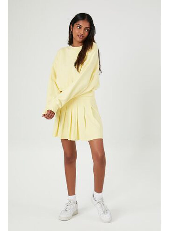 FOREVER 21 بلوفر فرنسي تيري بأكمام منسدلة  - Image 2