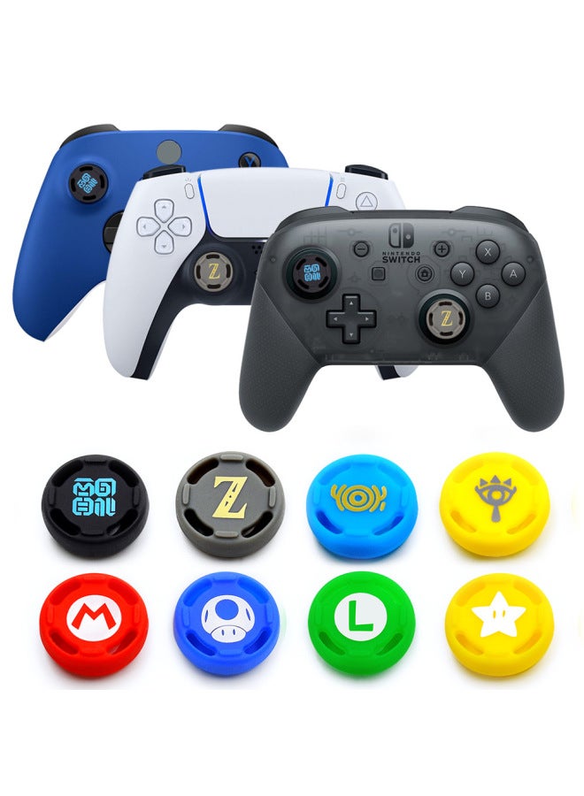 Nintendo Switch Pro Handle Rocker Cap PS4/PS5/XBOXONE Handle Silicone Cap Key Cap-Product Color:Mary Red  - Image 2