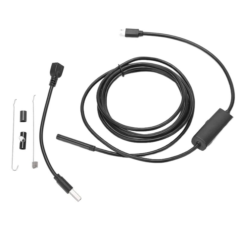 AN97 5.5 Endoscope HD Industrial Inspection Camera with 5.5 mm Lens and 6 Adjustable LEDs, ABS Plastic Maintenance Tool Compatible with Android and Systems, 1 Meter Cable (1.5M) - Image 4