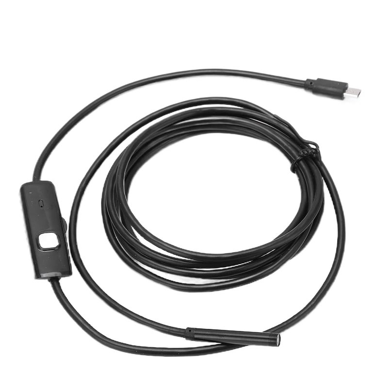 AN97 5.5 Endoscope HD Industrial Inspection Camera with 5.5 mm Lens and 6 Adjustable LEDs, ABS Plastic Maintenance Tool Compatible with Android and Systems, 1 Meter Cable (1.5M) - Image 5
