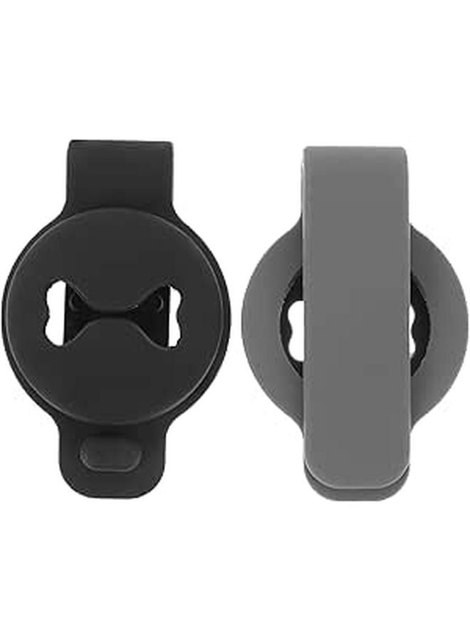 2Pcs Dog Pattern Protective Case Covers Black Grey Anti Loss for Pets and Dog Owners - Image 1