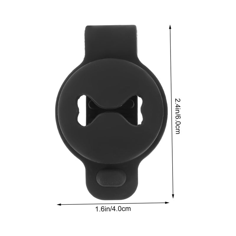 2Pcs Dog Pattern Protective Case Covers Black Grey Anti Loss for Pets and Dog Owners - Image 3