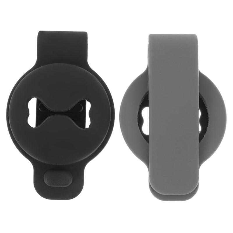 2Pcs Dog Pattern Protective Case Covers Black Grey Anti Loss for Pets and Dog Owners - Image 2