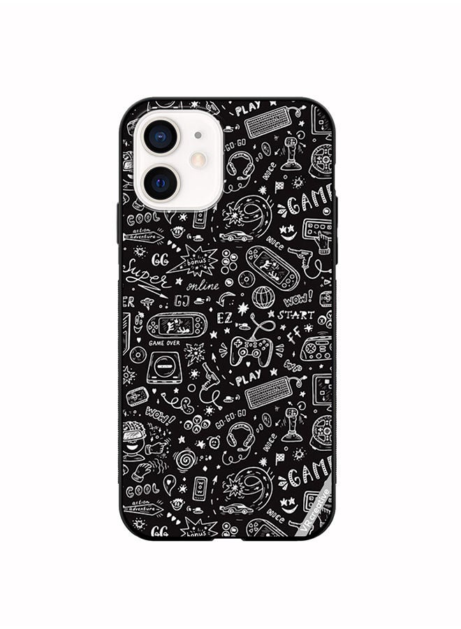 VR CREATIVE Protective Case Cover For Apple iPhone 12 mini Layer Design Multicolour - Image 1